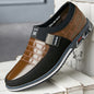 Big leather shoes for men. New casual leather shoes for men