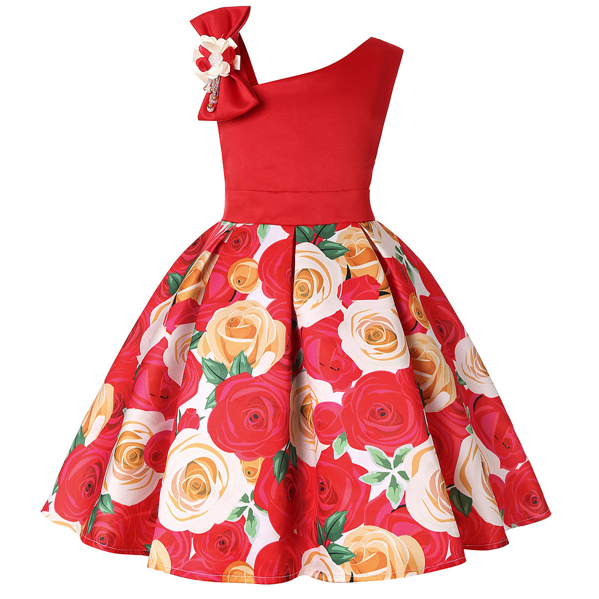 Girls dresses Girls princess dresses Digital print children's dresses