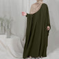 Eid Mit Kapuze Muslimische Frauen Hijab Kleid Gebet Kleidungsstück Jilbab Abaya Lange Khimar Volle Abdeckung Ramadan Kleid Abayas Islamische Kleidung niqab