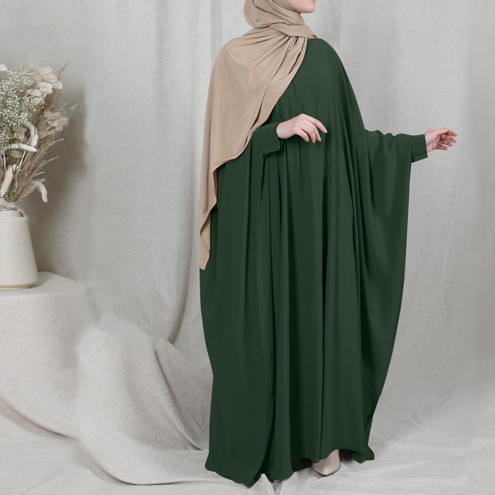 Eid Mit Kapuze Muslimische Frauen Hijab Kleid Gebet Kleidungsstück Jilbab Abaya Lange Khimar Volle Abdeckung Ramadan Kleid Abayas Islamische Kleidung niqab