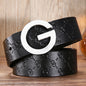 Men's Belt Leather Middle Aged And Young Korean Letter G