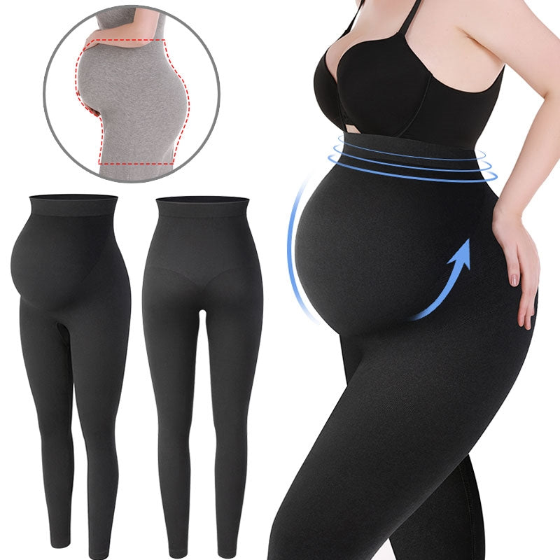 Umstandsleggings mit hoher Taille Damen-Schwangerschaftskleidung