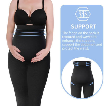 Umstandsleggings mit hoher Taille Damen-Schwangerschaftskleidung