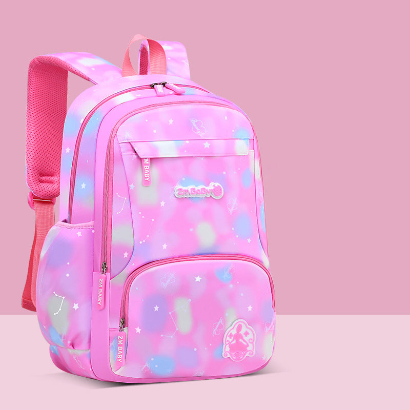 The new Korean style schoolbag for elementary school students is cute and sweet
