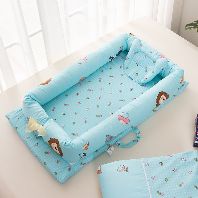 Tragbares Kinderbett abnehmbar und waschbar faltbares bionisches Bett für Neugeborene