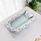 Portable crib removable and washable foldable bionic bed for newborns