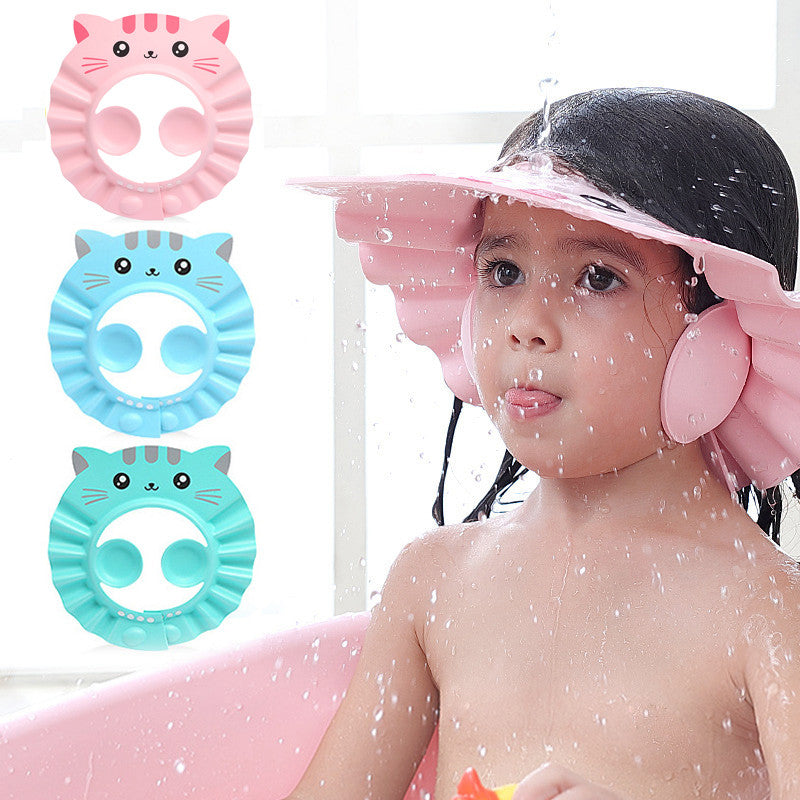 Baby Shampoo Baby Kinder Wasserdicht Gehörschutz Männer Und Frauen Kinder Baden Haar Duschhaube
