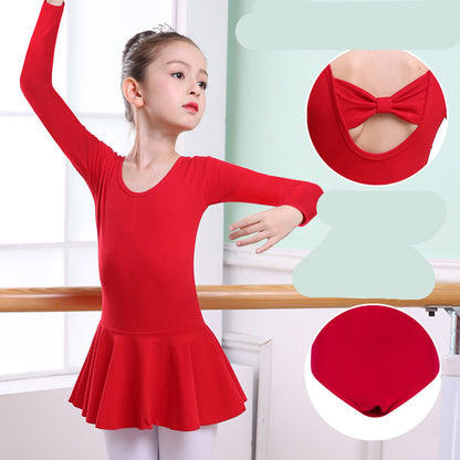 Dance Clothes for Kids Practice Clothes for Girls Short Sleeve Tutu for Girls