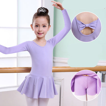 Dance Clothes for Kids Practice Clothes for Girls Short Sleeve Tutu for Girls