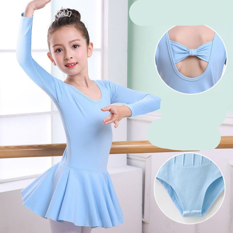 Dance Clothes for Kids Practice Clothes for Girls Short Sleeve Tutu for Girls