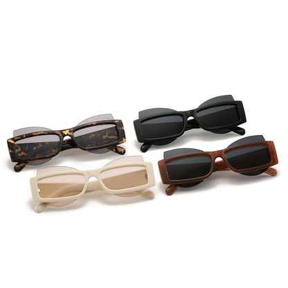 Brille modische Katzenbrille PC-Linse geschnitzte