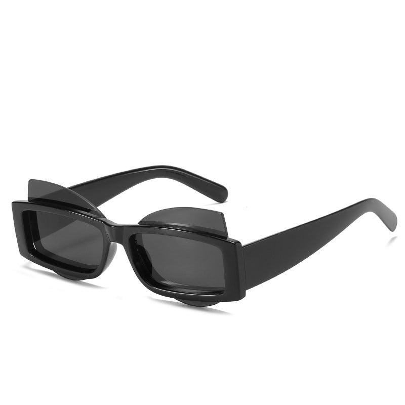 Brille modische Katzenbrille PC-Linse geschnitzte