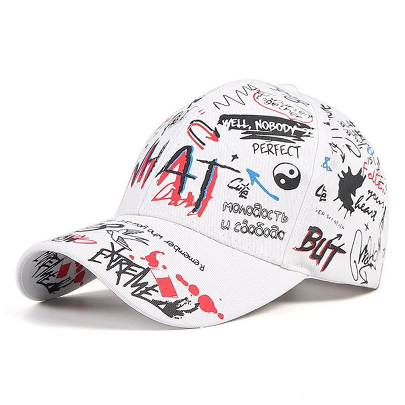 Graffiti Baseball Cap Hip Hop Tide Hat Summer Travel Shade Caps Men Women Outdoor Sport Casual Hats Snapback Hats