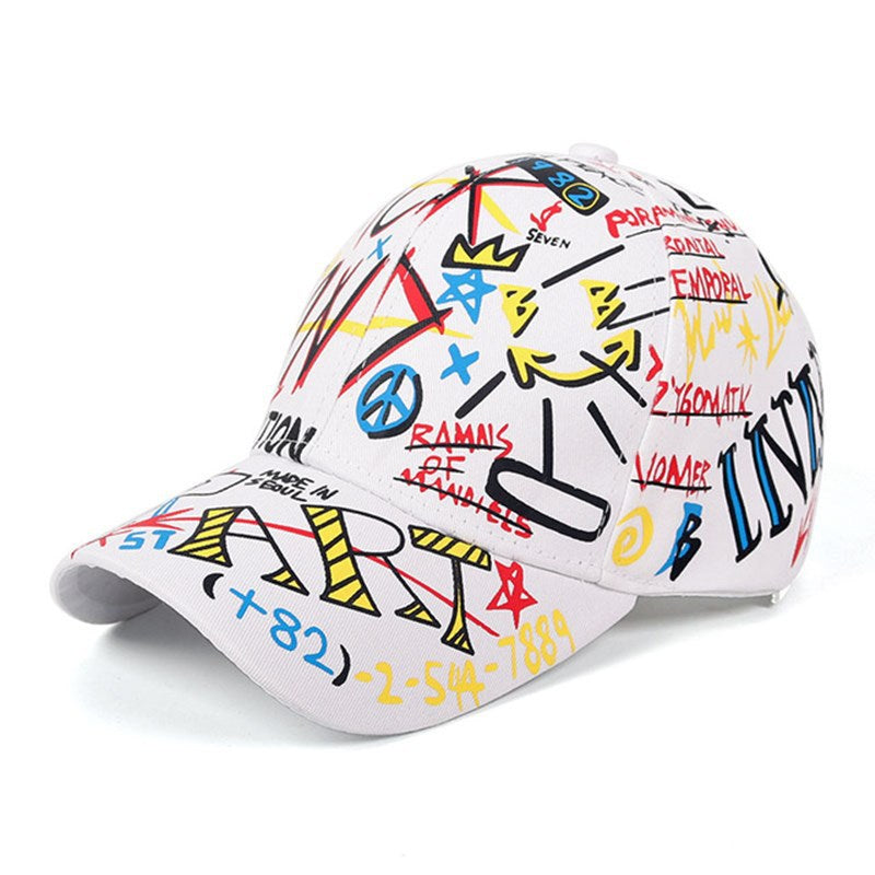 Graffiti Baseball Cap Hip Hop Tide Hat Summer Travel Shade Caps Men Women Outdoor Sport Casual Hats Snapback Hats