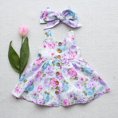 Children's dress European and American princess skirt girl dress