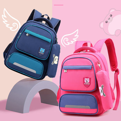 Koreanische Version der zweiten Klasse Kinder Grundschule Schulranzen Cartoon Mädchen Frühling Ausflug Rucksack kleine Schüler kleine Schulranzen Mädchen