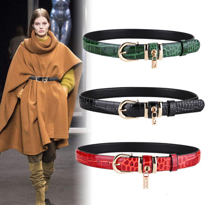 Wide belt for women wide belt made of cowhide leather decorative leather belt