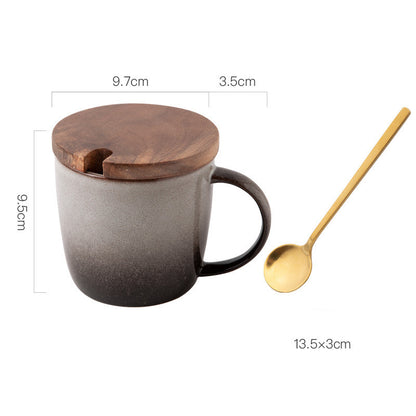 Kreative Retro Becher Kaffee Keramik  Hause Einfache Frühstück  Milch Haferflocken  Wasser Tee Tasse