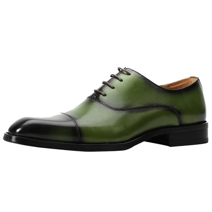 Men's cowhide leather shoe top formal wear