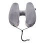 Hooded Travel H Shaped Inflatable Neck Folding Lightweight Nap Car Seat Office Airplane Sleep Pillow