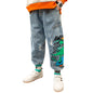 Jeans children big children sports western style Korean style pants loose trend