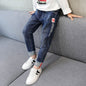 Kids Boys Jeans Baby Clothes Classic Pants Children Denim Clothing Boy Casual Bowboy Long Pants 5-13Y