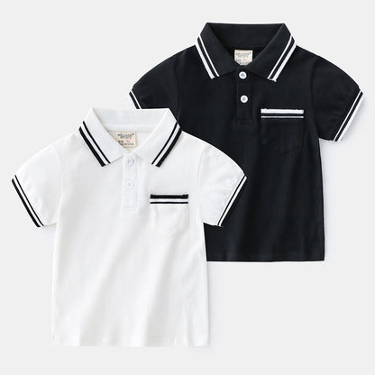 T-shirt for boys Summer polo shirt