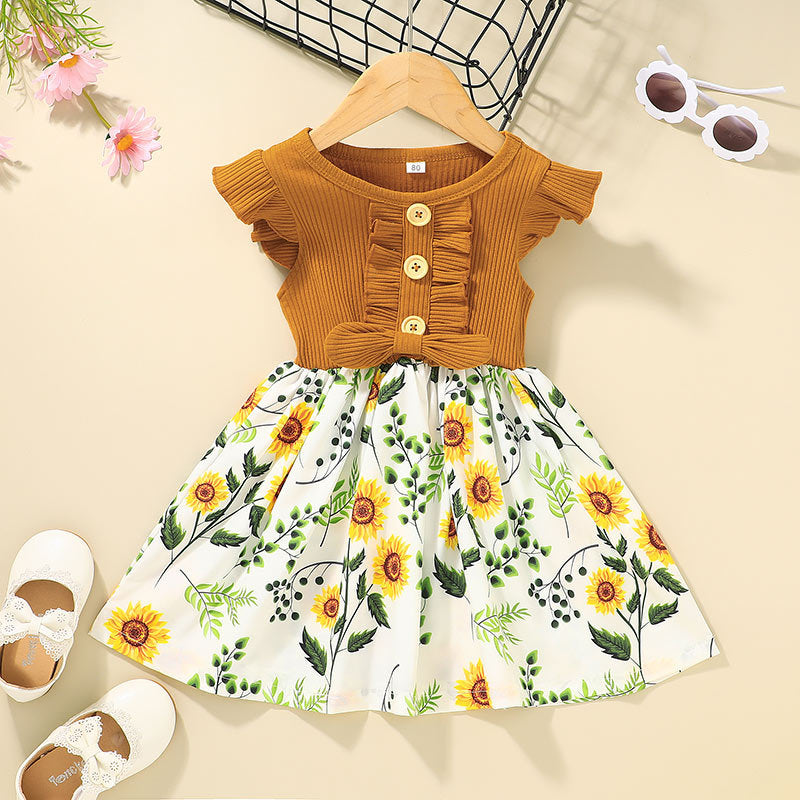 Kleinkind Kinder Baby Mädchen Kleidung Sommer Mädchen Kleid