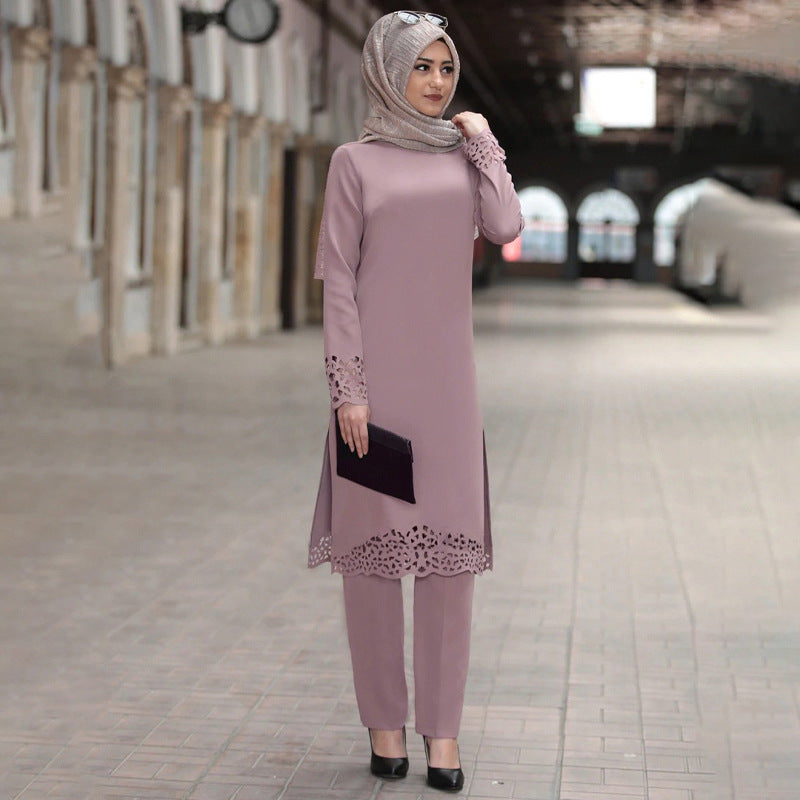 Muslim women suit abaya suit