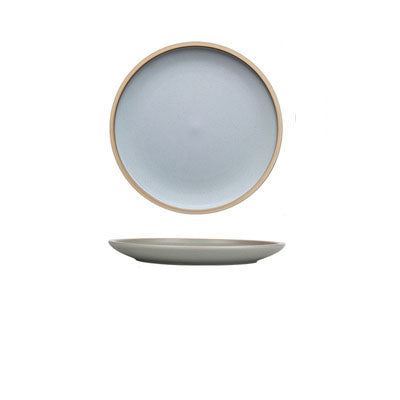 Matt ceramic plate in pure color