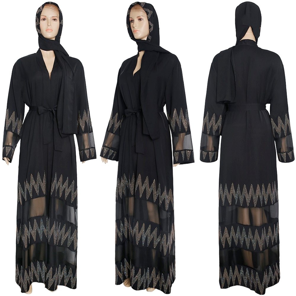 Women clothing Muslim black robe 