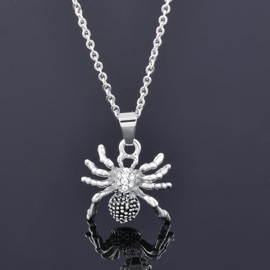 Spinnen-Halskette für Damen und Herren Modeschmuck