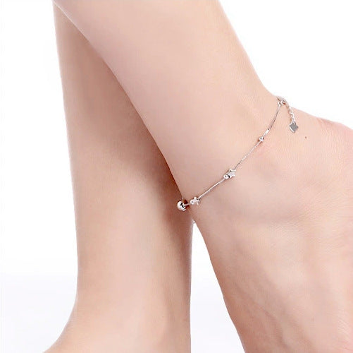 Women's anklet made of 925 sterling silver