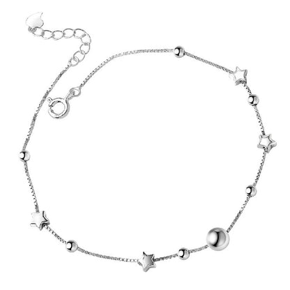Women's anklet made of 925 sterling silver