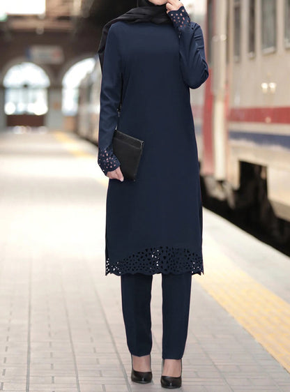 Muslim women suit abaya suit