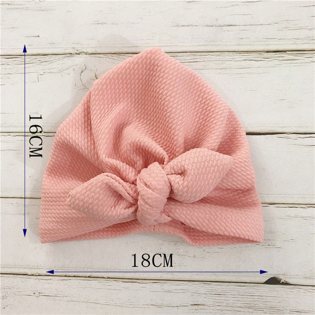 Knot Bow Baby Headbands Toddler Headscarves 6m-18m Baby Turban