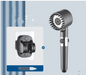 3 Modes Shower Head High Pressure Shower Head Portable Filter Rainfall Faucet Tap Bathroom Bath Home Innovative Accessories