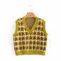 knitted vest vest