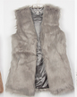 Faux fox fur vest warm vest for women