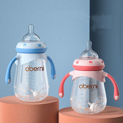 Large caliber anti-colic baby milk anti-fall baby bottle