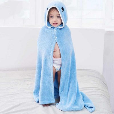 Bathrobe Children's towel Cape Animal bathrobe