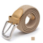 Unisex braided elastic belt stretch belt canvas belt student belt