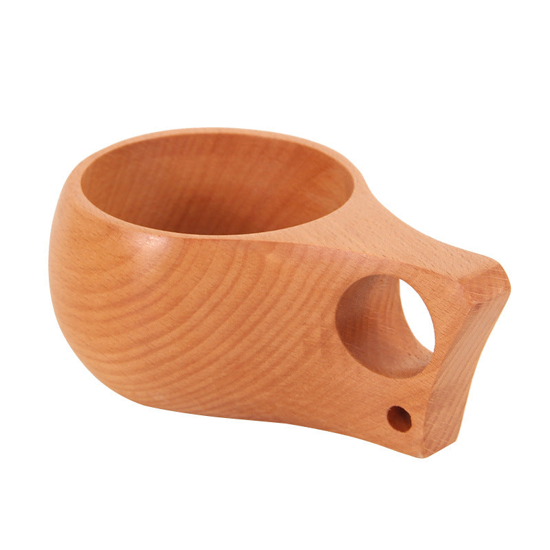 Beech wood cup coffee cup Finland Kuksa wooden cup