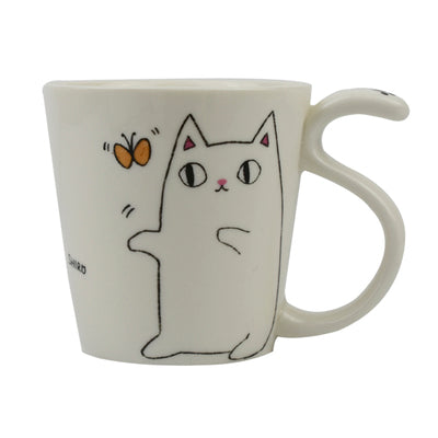 Black cat mug coffee mug breakfast mug