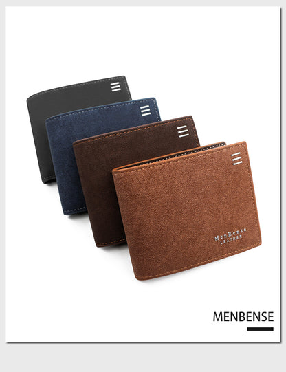 Neue personalisierte kurze Herren Geldbörse modische Siebdruc mattierte Clutch Geldbörse