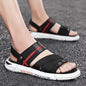 Waterproof leather sandals for men