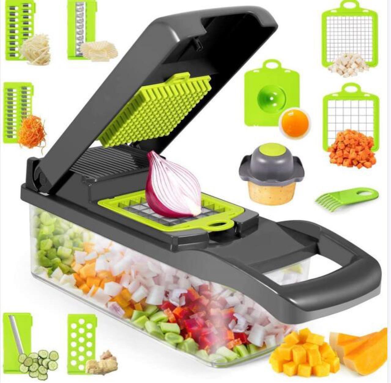 12-in-1 manual vegetable cutter kitchen helper food chopper onion cutter vegetable cutter