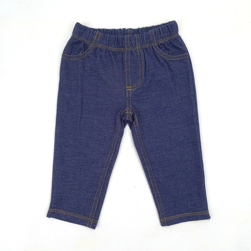 A two-piece denim set for kids