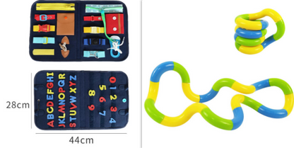 New activity book for kids activity board dress up and button up learning for babies early education preschool sensory learning toy