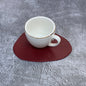 Placemat Heat Insulation PU Leather Coaster Bowl Kitchen Non-Slip